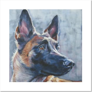 Belgian Malinois Fine Art Painting Posters and Art